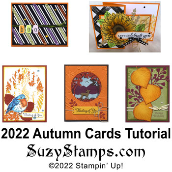 2022 Autumn Cards Tutorial