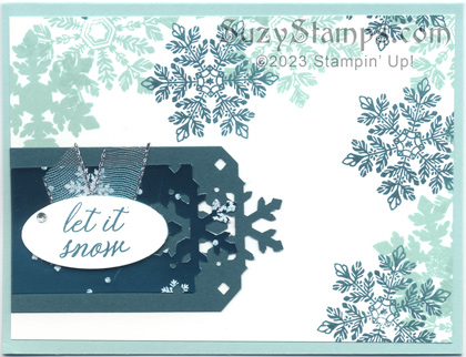 Sparkling Snowflakes Tag Topper Punch by Stampin' Up!