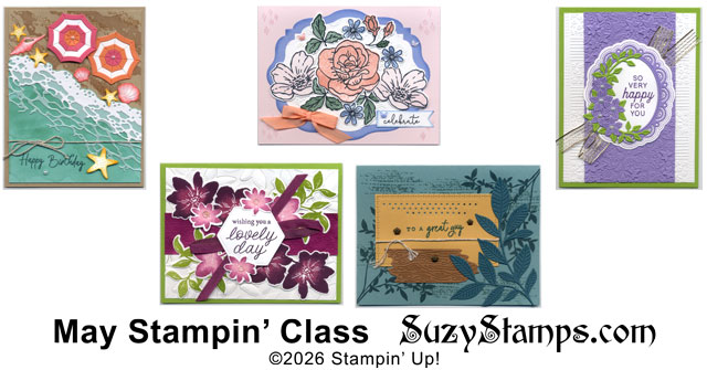 May Stampin' Class