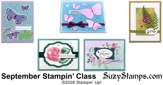 August Stampin' Class