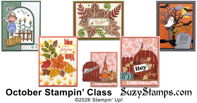 October Stampin' Class